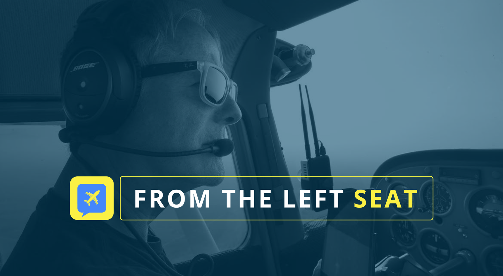 Pilot using IFR talking to air traffic control