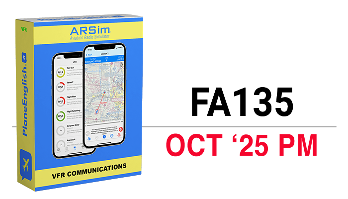 FA135 Oct 2025-AFTERNOON - 6 month VFR access (ERAU)