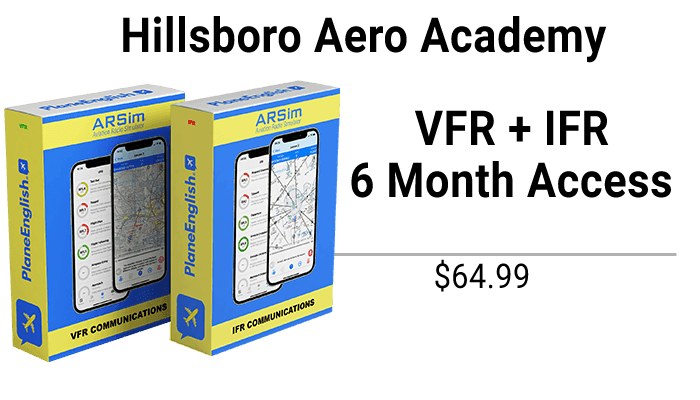 Hillsboro Aero Academy - 6 month VFR+IFR custom access