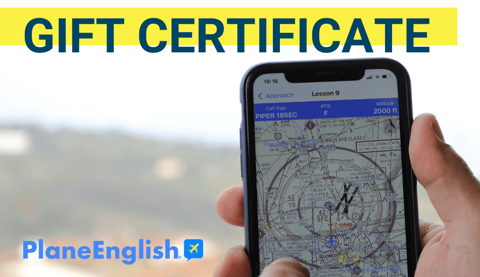 PlaneEnglish Gift Card